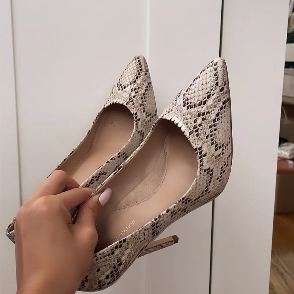 BCBGeneration Snake Pumps - donated - Picture 9 of 11